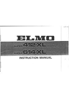 Elmo 412 XL manual. Camera Instructions.